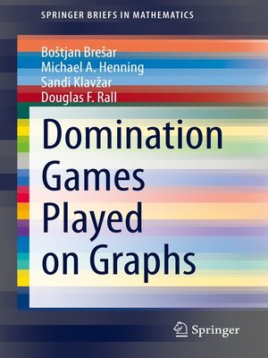 cover image of Domination Games Played on Graphs